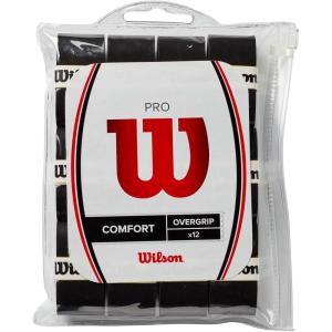 imageWILSON Pro Tennis Overgrips  Black12 Pack