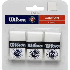 imageWILSON Roland Garros 2024 Tennis Overgrips White and BlueWhiteNavy