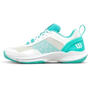 imageWILSON Womens Hurakn Pro V2 Padel ShoesWhiteTurquoise