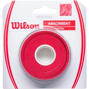 imageWilson AbsorbX Tennis OvergripsRed