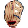 imageWILSON 2023 A500 Youth Baseball GloveBlondeRedRoyal