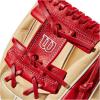 imageWILSON 2023 A500 Youth Baseball GloveBlondeRedWhite