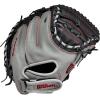 imageWILSON 2023 A500 Youth Baseball GloveGreyBlackRed