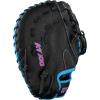 imageWILSON 2024 A1000 Baseball First Base MittsBlackCool BlueFlamingo Pink