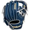 imageWILSON 2024 A1000 Infield Baseball Gloves  11quot 115quot 1175quot and 12quotNavySilverYellow
