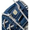 imageWILSON 2024 A1000 Infield Baseball Gloves  11quot 115quot 1175quot and 12quotNavySilverYellow