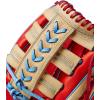 imageWILSON 2024 A1000 Outfield Baseball Gloves  1225quot and 125quotRedBlondeBlue