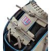 imageWILSON Fall 2024 A1000 Infield Baseball GlovesBlackGreyCool BluePink