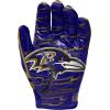 imageWILSON NFL Stretch Fit Football Gloves  Youth and Adult SizesBaltimore Ravens
