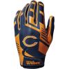 imageWILSON NFL Stretch Fit Football Gloves  Youth and Adult SizesChicago Bears