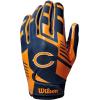 imageWILSON NFL Stretch Fit Football Gloves  Youth and Adult SizesChicago Bears