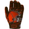 imageWILSON NFL Stretch Fit Football Gloves  Youth and Adult SizesCleveland Browns