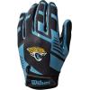 imageWILSON NFL Stretch Fit Football Gloves  Youth and Adult SizesJacksonville Jaguars