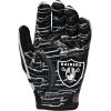 imageWILSON NFL Stretch Fit Football Gloves  Youth and Adult SizesLas Vegas Raiders