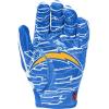 imageWILSON NFL Stretch Fit Football Gloves  Youth and Adult SizesLos Angeles Chargers