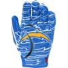 imageWILSON NFL Stretch Fit Football Gloves  Youth and Adult SizesLos Angeles Chargers