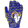 imageWILSON NFL Stretch Fit Football Gloves  Youth and Adult SizesLos Angeles Rams