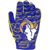 imageWILSON NFL Stretch Fit Football Gloves  Youth and Adult SizesLos Angeles Rams