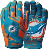 imageWILSON NFL Stretch Fit Football Gloves  Youth and Adult SizesMiami Dolphins