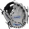 imageWilson 2024 A900 PF1125 Pedroia Fit 1125 Infield Baseball GloveGreyBlackRoyal