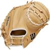imageWilson Fall 2024 A1000 CM33 33 Baseball Catchers Mitt  BlondeBlackWhite Right Hand Throw