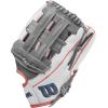 imageWilson Fall 2024 A2000 Fastpitch GlovesWhiteRose GoldGrey