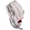 imageWilson Fall 2024 A2000 Fastpitch GlovesWhiteRose GoldGrey