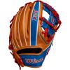 imageWilson Fall 2024 A2K Baseball GlovesSaddle TanRoyalRed
