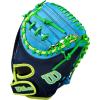 imageWilson Fall 2025 A2000 Baseball GlovesNavySky BlueNeon Green