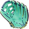 imageWilson Fall 2025 A2000 Baseball GlovesPurpleSeafoamOptic Yellow