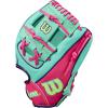 imageWilson Fall 2025 A2000 Baseball GlovesSeafoamFlamingoOptic Yellow
