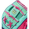 imageWilson Fall 2025 A2000 Baseball GlovesSeafoamFlamingoOptic Yellow