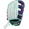 imageWilson Fall 2025 A2000 Fastpitch GlovesWhitePurpleSeafoam