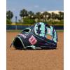 imageWilson Fall 2025 A2K Baseball GlovesNavySeafoamPink