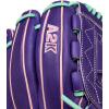 imageWilson Fall 2025 A2K Baseball GlovesPurpleFlamingoSeafoam
