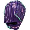 imageWilson Fall 2025 A2K Baseball GlovesPurpleFlamingoSeafoam