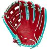 imageWilson Fall 2025 A2K Baseball GlovesTealSeafoamRed