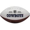 imageWilson NFL Live Team Autograph FootballDallas Cowboys