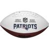 imageWilson NFL Live Team Autograph FootballNew England Patriots