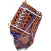 imageWilson Spring 2025 A2000 Fastpitch GlovesPurpleSaddleWhite
