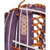 imageWilson Spring 2025 A2000 Fastpitch GlovesPurpleSaddleWhite