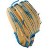 imageWilson Summer 2025 A2000 Baseball GlovesBlondeSky BlueRed