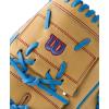 imageWilson Summer 2025 A2000 Baseball GlovesBlondeSky BlueRed