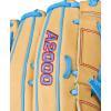 imageWilson Summer 2025 A2000 Baseball GlovesBlondeSky BlueRed
