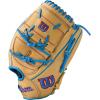 imageWilson Summer 2025 A2000 Baseball GlovesBlondeSky BlueRed