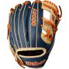 imageWilson Summer 2025 A2000 Baseball GlovesNavyBlondeOrange