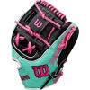 imageWilson Summer 2025 A2K Baseball GlovesBlackSeafoamFlamingo