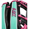 imageWilson Summer 2025 A2K Baseball GlovesBlackSeafoamFlamingo