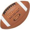 imageWILSON GST Composite Footballs  TanOfficial Size High School  College Ages 14