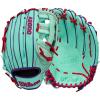 imageWilson Fall 2025 A2000 Baseball GlovesSeafoamPurpleRed